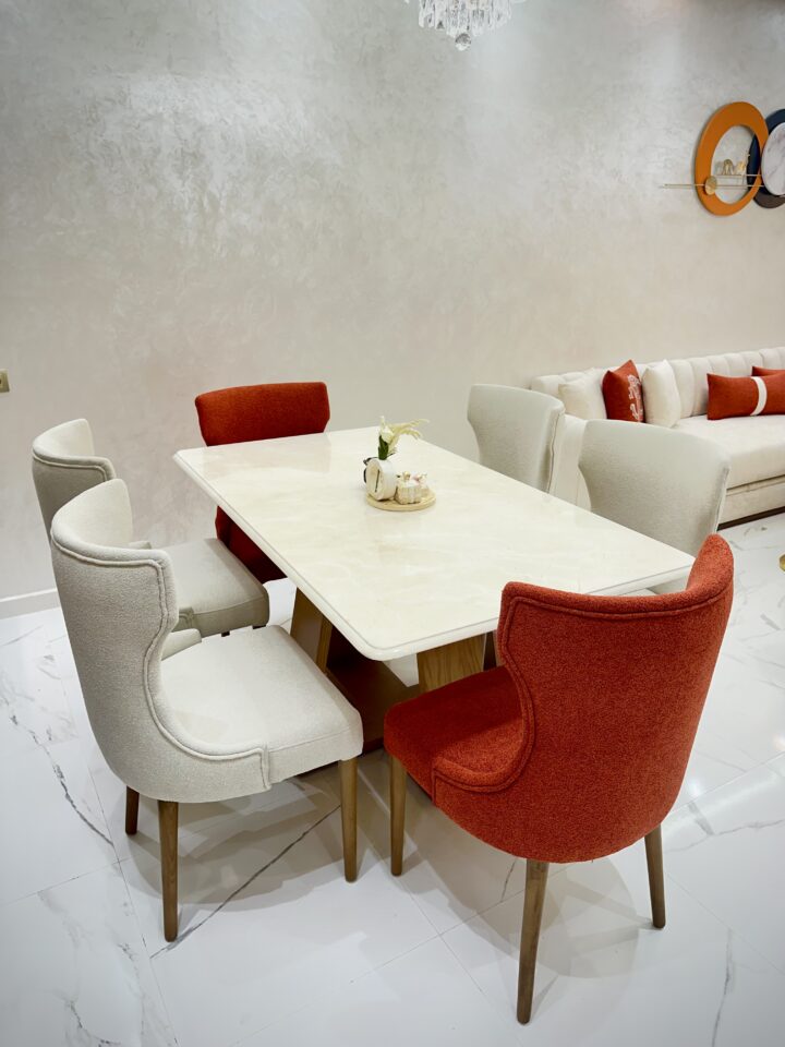 Modern Marble Dining Table Set